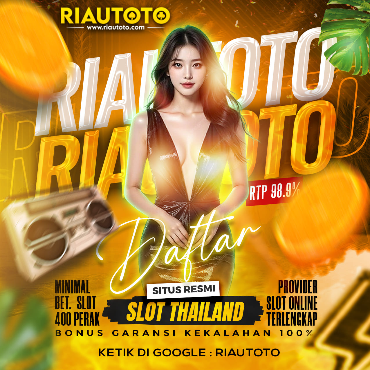 RIAUTOTO | Daftar Situs Slot Thailand Resmi dengan RTP 98.9%